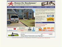Tablet Screenshot of honeydohandyman.com